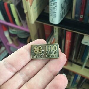2015 100 years of 4 H pin